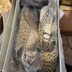 Leopard Print Heels- VINTAGE 8.5